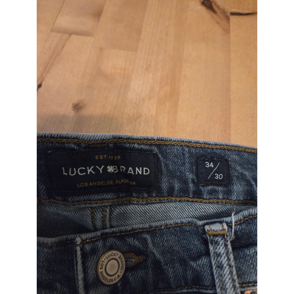 Lucky Brand Men's 363 Vintage Straight Jeans Size 34x30 - Excellent Condition - Picture 2 of 7